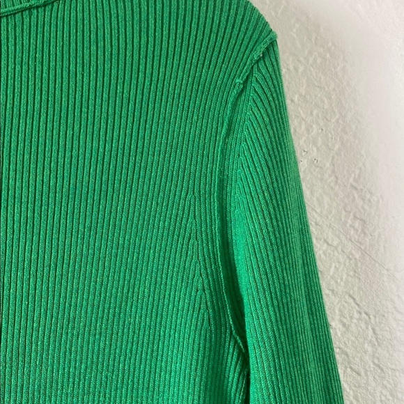 Free People Green Button-Up Knit Dress Size L (NWT) - Picture 6 of 11